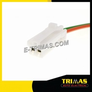 2 Pin Mitsubishi Delica L400 Rear Lamp Tail Light Socket Connector