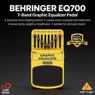 Behringer EQ700 Graphic Equalizer Pedal for Electric Guitar-7-Band Frequency Control & Tone Shaping