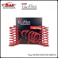 KYB Ultra Flex Performance Lowered Sport Spring - Toyota Vios NCP93 NCP150 NSP151 ( 1set 4pcs ) Kaya