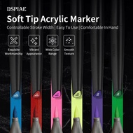 DSPIAE Eco-friendly Water-based Soft Tip Marker ( Metallic Color )