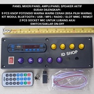 Panel MIXER Power Amplifier Panel SPEAKER AKTIF Panel Box Kit Modul