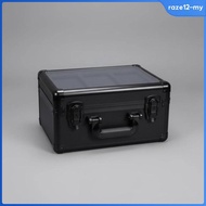 [RazecaMY] Lockable Card Storage Box Portable Handle Graded Card Storage Box Foam Padding for Collec