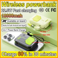【In stock】3c Powerbank 20000mAh Magnetic Wireless Powerbank PD 22.5W Fast Charging CCC Powerbank Wit
