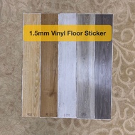 1.5mm Vinyl Floor Sticker (Size: 6” X 36”) Self-Adhesive Vinyl Flooring/ Price Per Piece