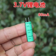 Cylindrical Battery 10300 Capacitor Lithium Battery DC3.7V 80mA Rechargeable Battery