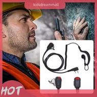[KidsDreamMall.my] K Plug Walkie Talkie Headset 2 Pin PTT MIC Clip Earpiece Headset Ear Hook Earpiec