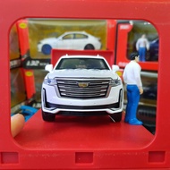 Đồ chơi xe mô hình ô tô Cadillac Escalade tỉ lệ 1:32 xe bằng kim loại có âm thanh và đèn mở các cửa