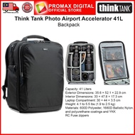 Think Tank Photo Airport Accelerator 41L Backpack for Camera Gear and Lens 41 Litres