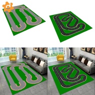 [utruiut0k] Children's Play Mat, Soft Car Play Mat, Kids' Rug, Interactive Crawling Mat, Flannel, An