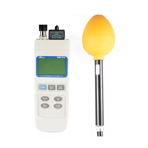 LUTRON EMF-819 RF Meter 3-Axis Electromagnetic Field Strength Tester 0-9.9999MW/M2 0-99.999W/M2 0-19