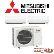 MITSUBISHI ELECTRIC R32 INVERTER SYSTEM 2 AIRCON  + FREE 60 MONTH WARRANTY + FREE DELIVERY + FREE CONSULTATION SERVICE