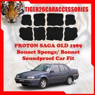 Proton Saga Old Front Bonet Bonnet Sponge Sound Proof Bonnet Mat Car Custom Fit Engine Silence Insul