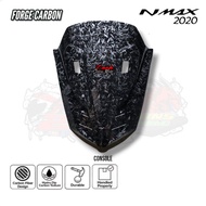 ★ ✓ FORGE CARBON! Yamaha Nmax v2 & 2.1 console visor hydro dip