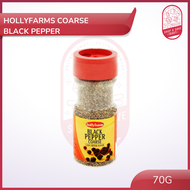 Hollyfarms Black Pepper Coarse - 70g \ Lada Hitam Kasar Hollyfarms