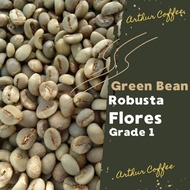green bean / Biji kopi robusta Flores 1 kg - Biji Kopi Mentah