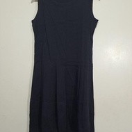 EILEEN FISHER Preloved black sleeveless dress size S/P Small Petite stretchable