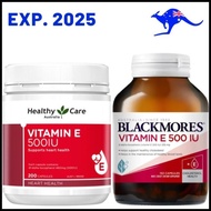 Healthy Care Vitamin E 500Iu 200 Capsules Vit 500 Iu Kapsul Blackmores