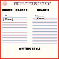 ☾ KUROMI PAD PAPER l TRACING PAD FOR KINDER, GRADES 1-3 (50 LEAVES)