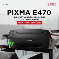 Canon E470 E410 MG2577S MG3070S WIFI ALL IN ONE PRINTER  3-IN-1 with Low-Cost Printing