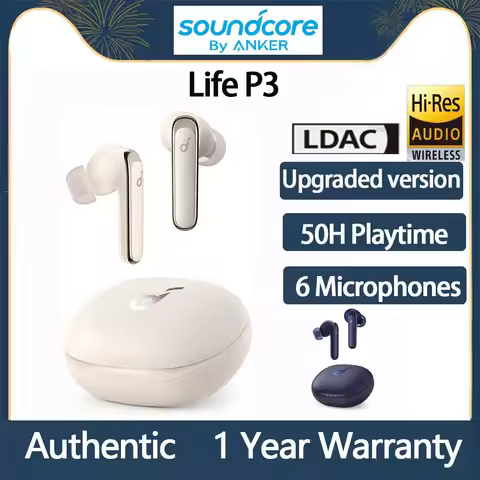 Soundcore by Anker Life P3 Earbuds, Bluetooth 5.0 TWS ANC Earphone Wireless Charging, Soundcore App 