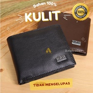 Dompet Pria Lipat Dompet Kulit Free Box Exclusive Cowok Branded Dewasa