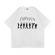S-5XL KAOS BAJU ENHYPEN Cotton round neck T-shirt for men and women JUNGWON HEESEUNG JAY JAKE SUNGHO