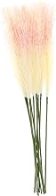 Abaodam 10pcs artificial reed flower pompous reed grass plume dry wheat grass faux reed dried pampas horsetail whisk dried reed bouquet dried reed plumes iron preserved flower bride rabbit