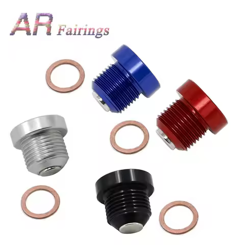 CNC For Porsche 986 996 911 Boxster Cayman Carrera 4 4s s Magnet Engine Oil Drain Plug Bolt and Wash