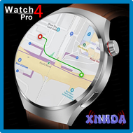 XNHDA 2023 GPS Smartwatch Men AMOLED 360 * 360 HD หน้าจอการชาร์จแบบไร้สายเข็มทิศกีฬาฟิตเนสนาฬิกา Bluetooth Call NFC Smartwatch NBDXH