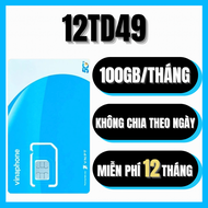 SIM 5G VINA XÀI TRỌN GÓI 1 NĂM 12TD49 Khuyễn mãi 100GB 1 THÁNG KHÔNG TỐN PHÍ DUY TRÌ GIÁ SIÊU ƯU ĐÃI
