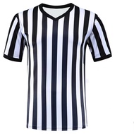 2026  Mens Womens 90s Referee Jersey Black White Vintage 1990s Cliff Keen Athletic Kid Stripe T-shir