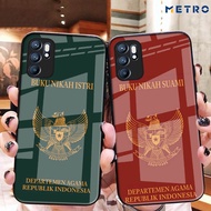 [G49]Glass Softcase Oppo A17 A77S A57 2022 RENO 7 4G A16K A16E RENO 7z 5G RENO 7 5G A76 A96 A54 A15 
