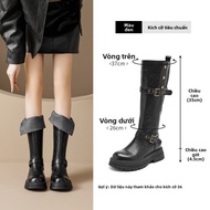 Giày Bốt Cowboy Cổ Điển Tăng Chiều Cao Cho Nữ