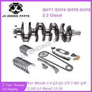Engine Timing Chain Kit Crankshaft Main Connecting Rod Bearing Set For Mazda 2.2 CX-5 KE GH 6 GJ GL 