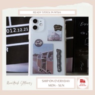 MOONSTRUCK 3Pcs Sticker Yesterday Deco Journal Diary Phone Case Scrapbook Lifestyle Simple Art Craft