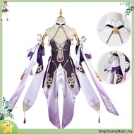 【Ready Stock】Honkai: Star Rail Fuxuan Cosplay Costume Full Set Wig Shoes New Game Women Fu Xuan Cos 