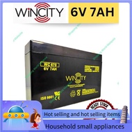 battery ✪Wincity 6v 7ah Rechargeable Sealed Lead Acid Battery Autogate UPS CCTV☆