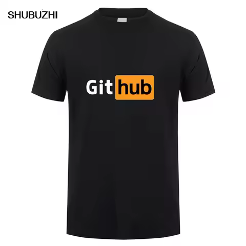 Midnite Star Funny Design Github T Shirt Cotton O-neck short sleeve T-shirt Mans Tshirt summer tshir