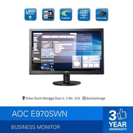 AOC E970SWN 19 Inch Monitor - HD 60Hz VGA