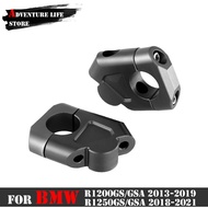 Motorcycle Riser Handle Bar Clamp Extend Adapter Handlebar For BMW R 1200 GS 1200GS R1200GS LC Adventure ADV R 1250GS R1250GS