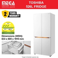 TOSHIBA GR-RF694WI-PGX(67) 524L JAPANDI FRENCH DOOR FRIDGE | 3 Ticks