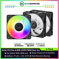 Arctic P12 Pro A-RGB 12CM PWM Case Fan (3 Pack)
