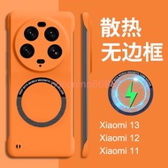 Xiaomi 13pro Shock-resistant Protective Case Xiaomi 13 Ultra Phone Case Xiaomi 13ultra Xiaomi 13pro Redmi note12Turbo Magnetic Frameless 13pro Shock-resistant Protective Case