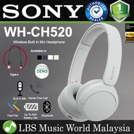 Sony WH-CH520 Wireless Bluetooth Headphone with Built In Microphone (WH CH520)