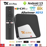 TX10 PRO AIIwinner H313 5G/2.4G Dual Wifi RAM8 ROM128GB Android 13 BT5.0 Smart TV Box