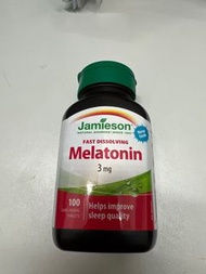 Jamieson melatonin 3mg 褪黑激素3毫克100粒