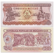 Africa-Brand New UNC Mozambique 50 Medical Banknotes Foreign Coins 1986 P-129bSC6426 @