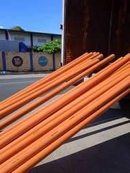 ATLANTA uPVC ORANGE PIPE 1.5 meter long  FOR DOWNSPOUT HYDROPONICS NFT CHANNEL DAGHANG ANI FARM SUPPLY