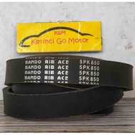 NEWEST BANDO VAN BELT 5PK 850 RIB BELT FAN BELT 5PK-850 FAN BELT ALUR