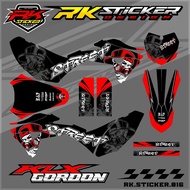 KLX GORDON FULLBODY DECAL - CAN REQUEST NAME AND NUMBER. RK.016